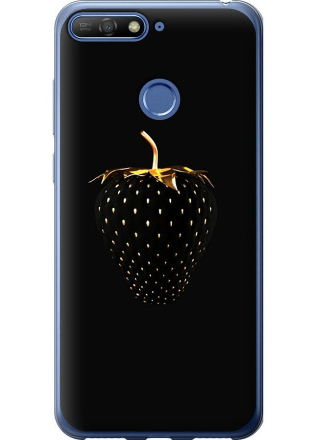 2D пластиковий чохол 'Чорна полуниця' для Endorphone Huawei Honor 7C (257906349)