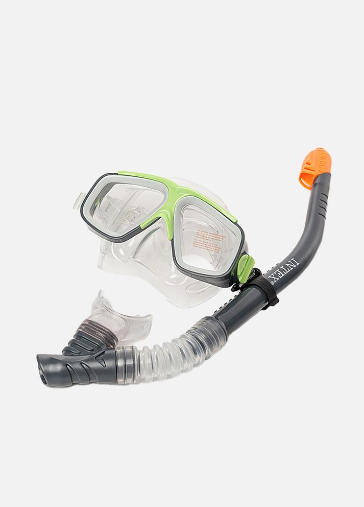 Набір для плавання маска та трубка колір різнокольоровий 00-00000726 Intex (260510022)