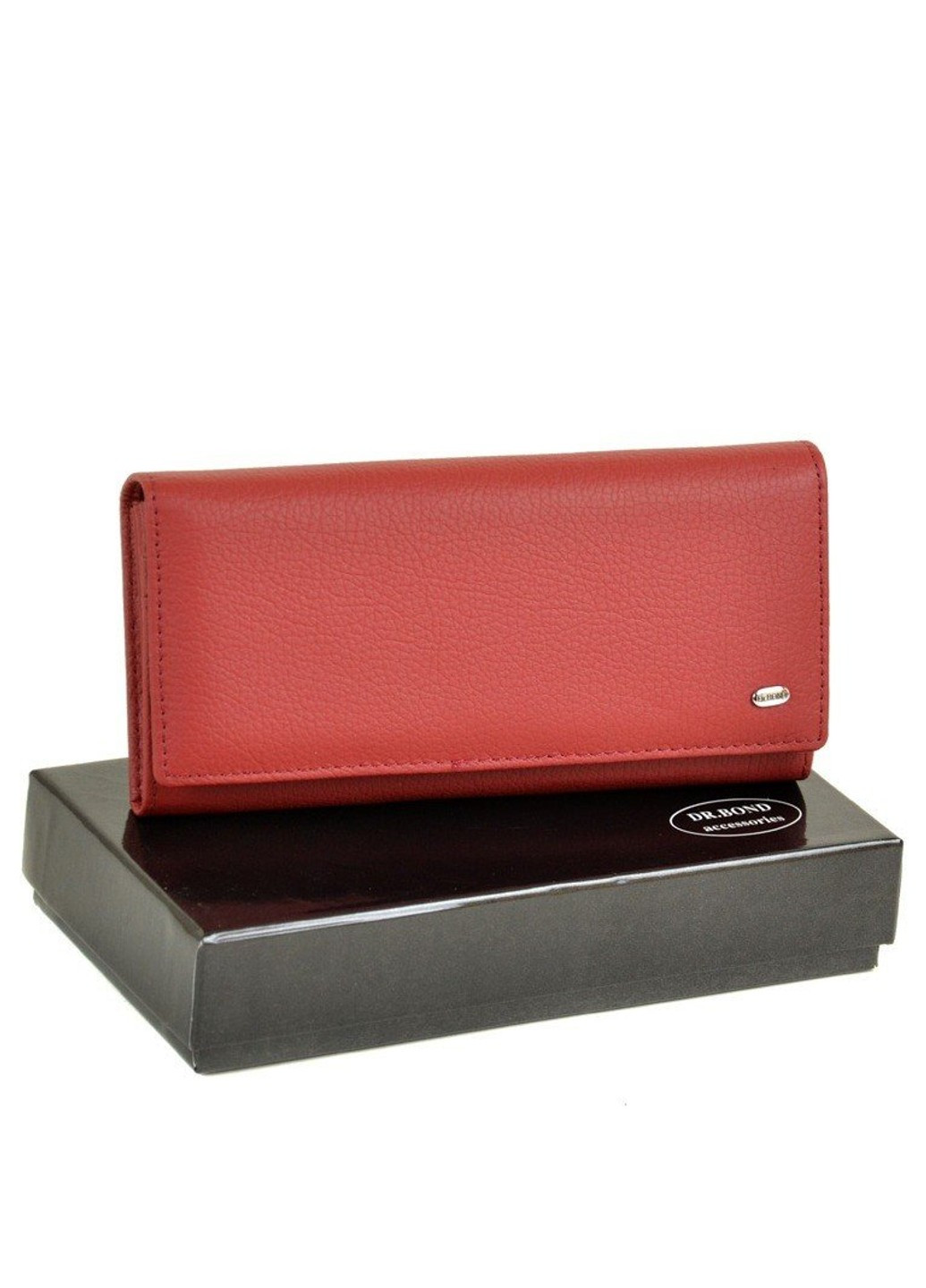 Женский кожаный красный кошелек Classik dr.Bond W501 red Dr. Bond (261551075)
