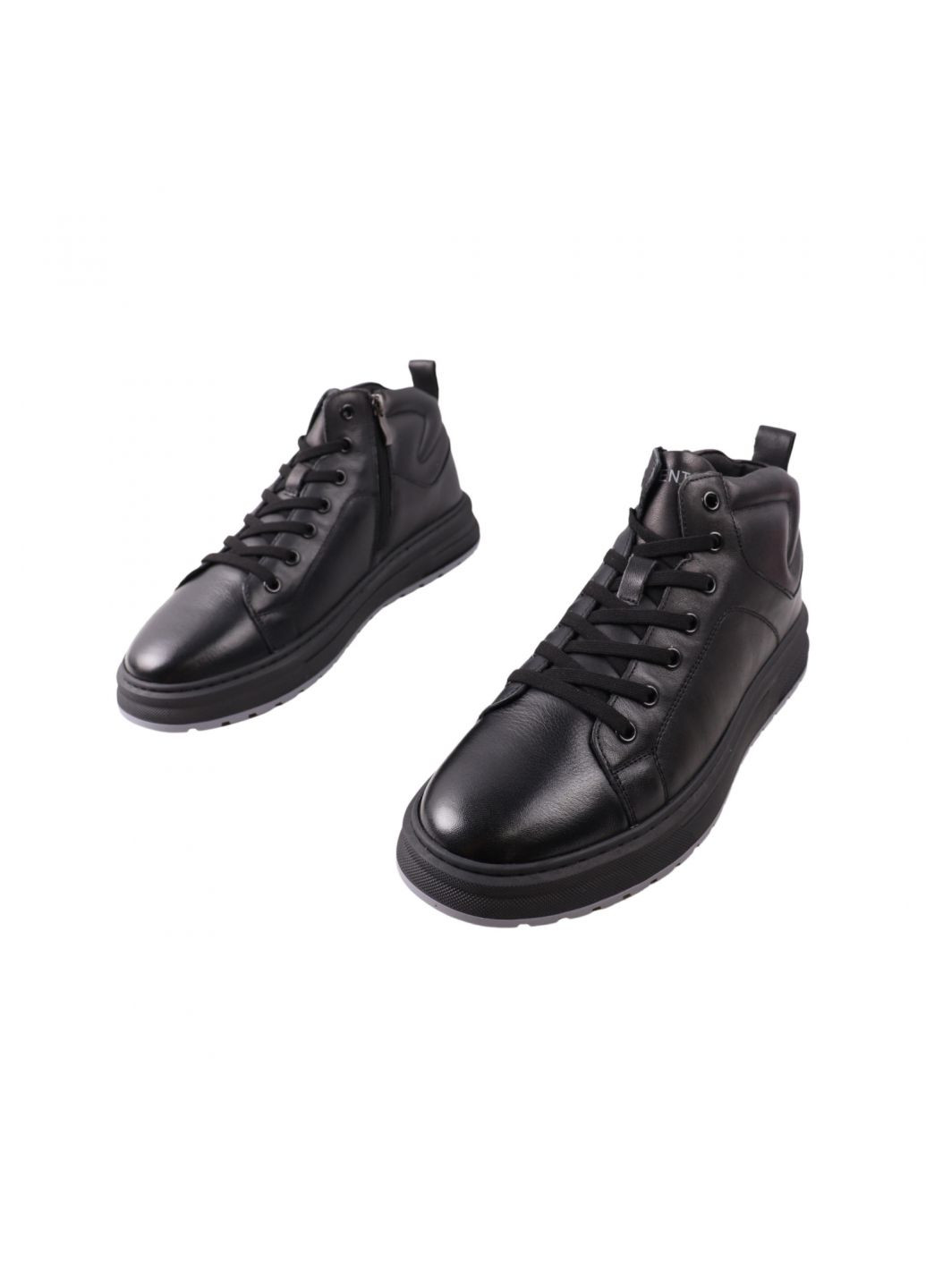 Черевики чоловічі чорні натуральна шкіра Clemento 65-24ZHS (263686553)