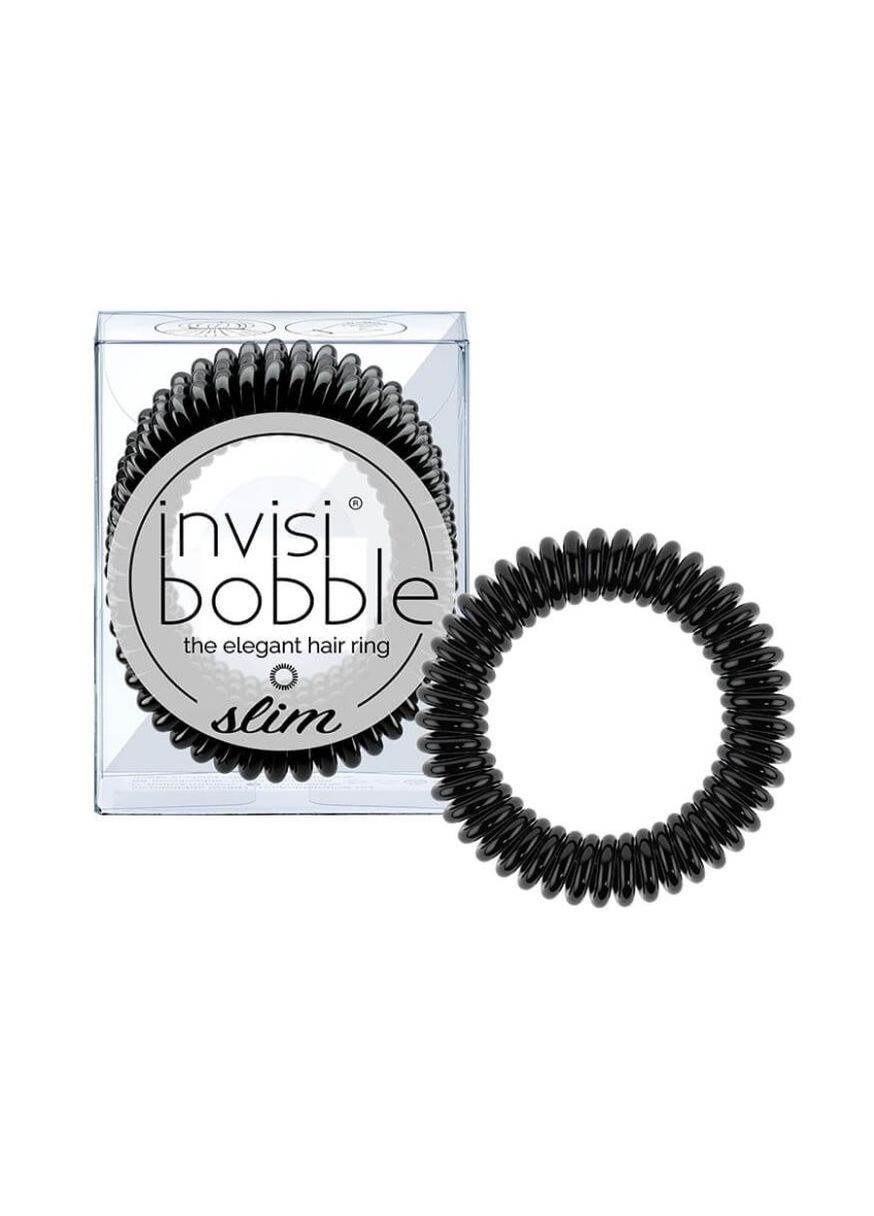 Резинка-браслет для волос Slim True Black Invisibobble (268133582)