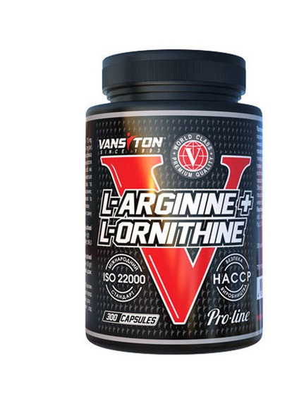 L-Arginine + L-Ornitine 300 Caps Vansiton (258498835)