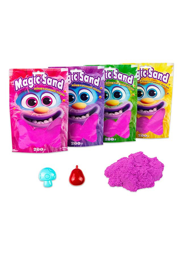 Кинетический песок Magic sand в пакете цвет фиолетовый ЦБ-00239635 Strateg (272592986)