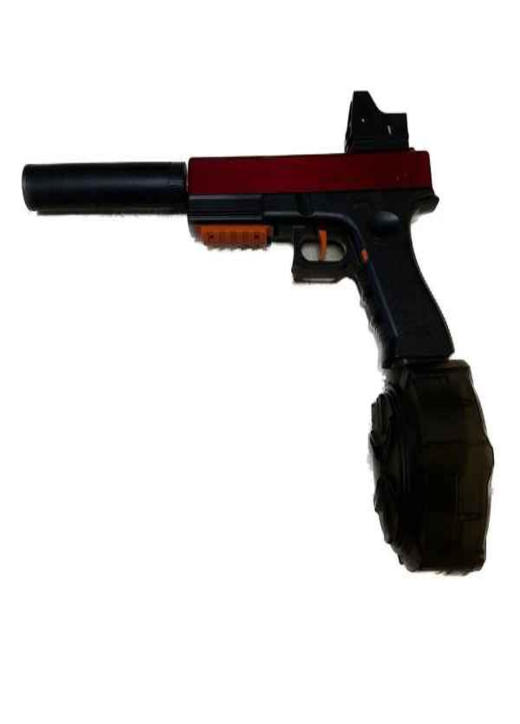 Іграшковий гідрогелевий пістолет Глоток-17 на орбізах, бластер, 10000 патронів Mhz (278646409)