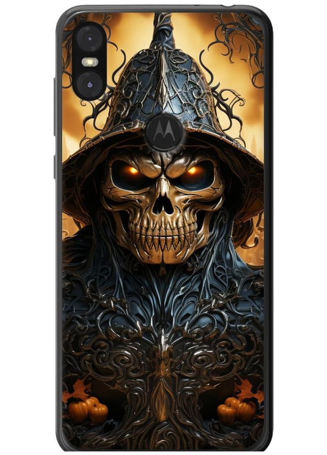 Силиконовый чехол 'Череп 2' для Endorphone Motorola One (266806912)