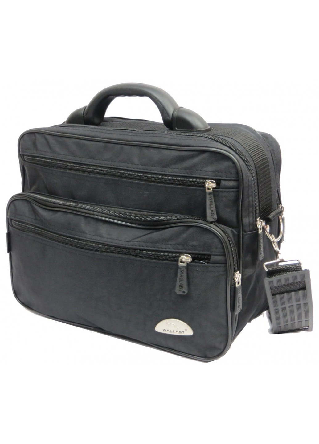 Сумка чоловіча тканина 26531 чорна Wallaby (266142788)
