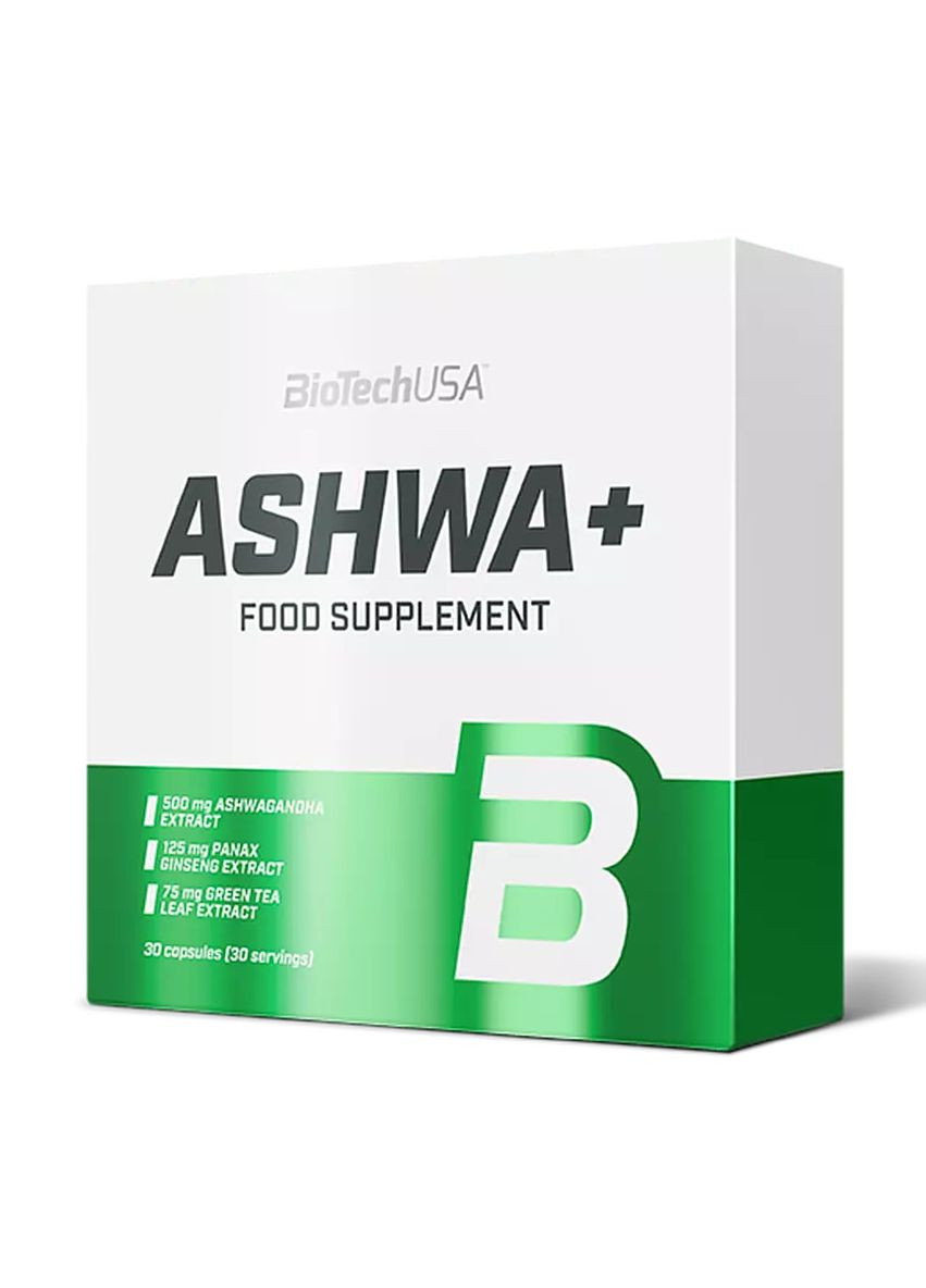 Ашвагандха Ashwa+ 30 caps Biotech (276712195)