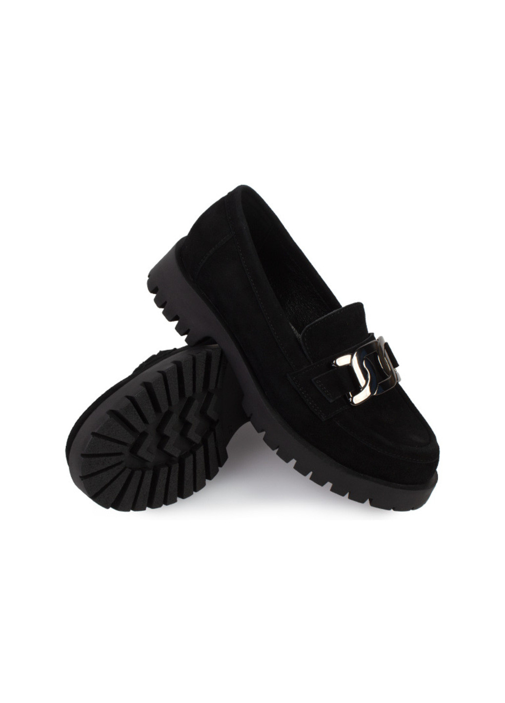 Туфли лоферы женские бренда 8200360_(3) Vittorio Pritti на среднем каблуке