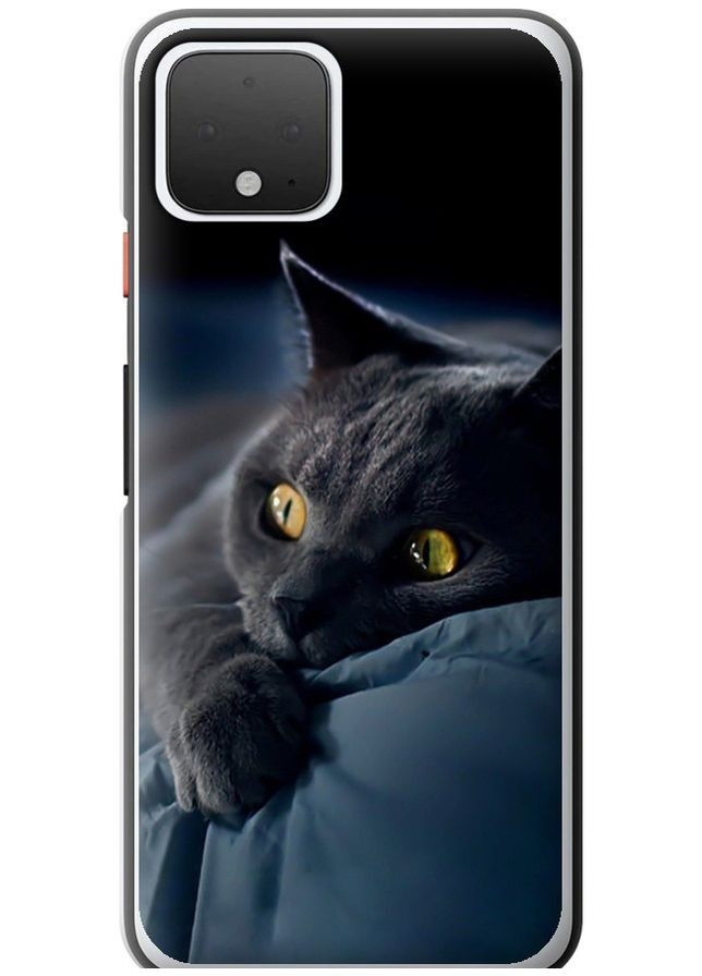 Силіконовий чохол 'Димчастий кіт' для Endorphone google pixel 4 (267147914)