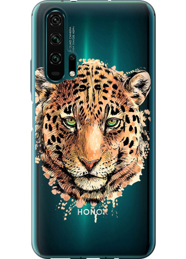 2D пластиковый чехол 'Леопард v2' для Endorphone Huawei Honor 20 Pro (258092160)