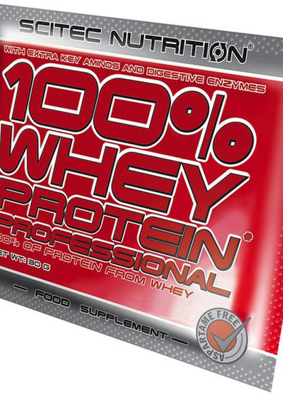100% Whey Protein Professional 30 g /1 servings/ Strawberry Scitec Nutrition (256722467)