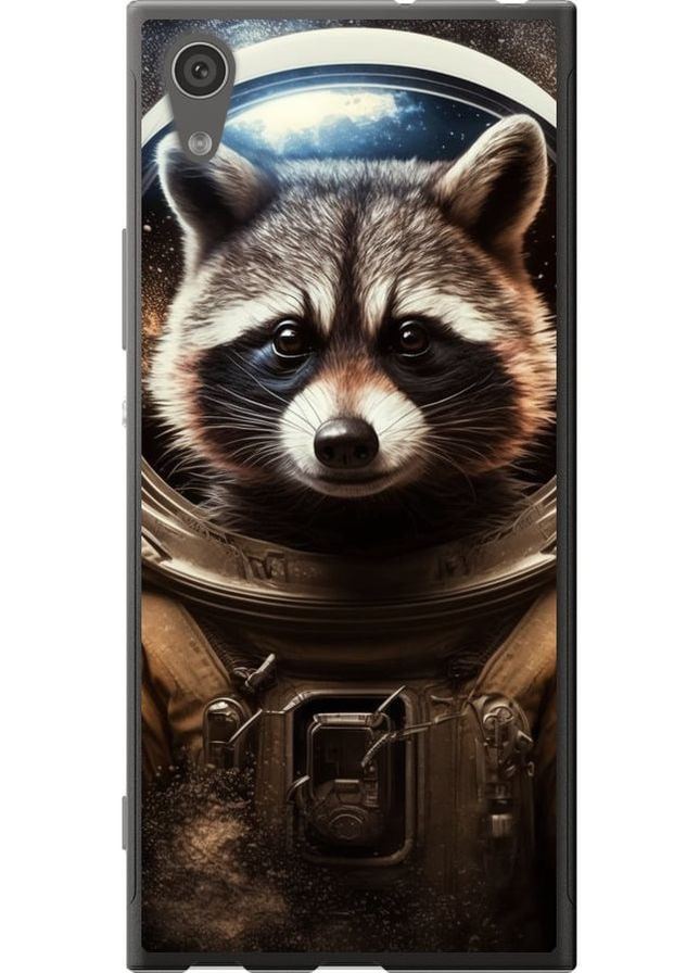 Силиконовый чехол 'Raccoon austronaut' для Endorphone sony xperia xa1 g3112 (276395736)