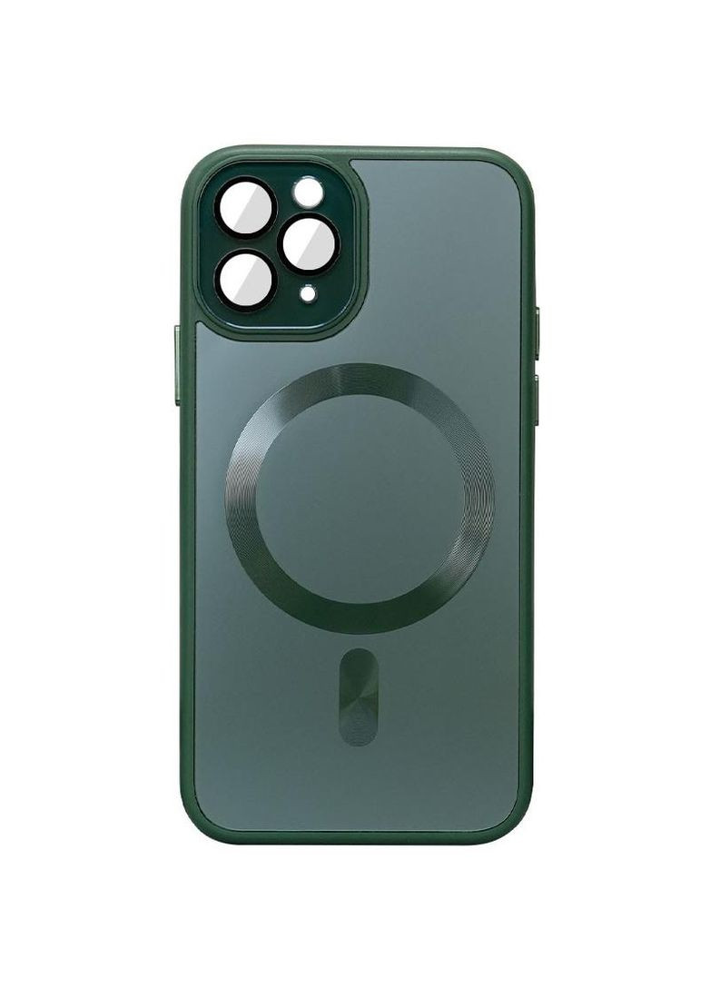 Силиконовый сапфировый чехол с защитой камеры на с MagSafe на Apple iPhone 13 Pro Max (6.7") Epik (263776907)