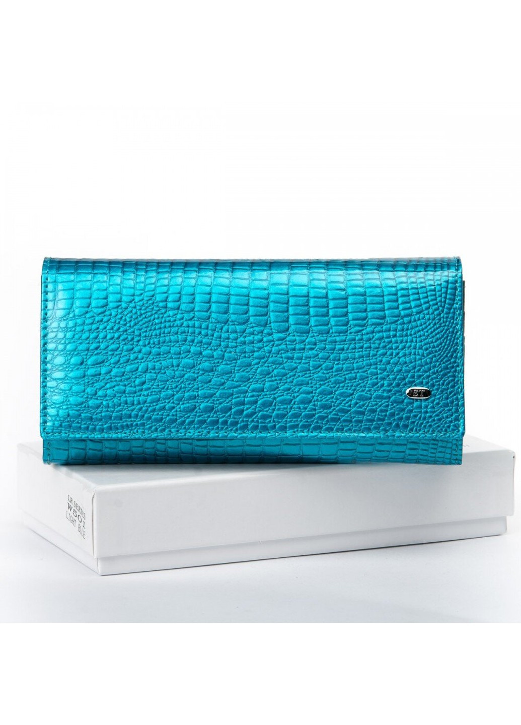 Жіночий гаманець зі шкіри LR W501 black Sergio Torretti (272949978)