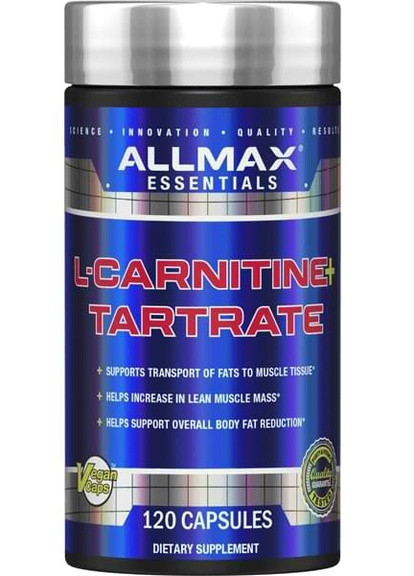 L-Carnitine Tartrate 120 Caps ALLMAX Nutrition (258763356)