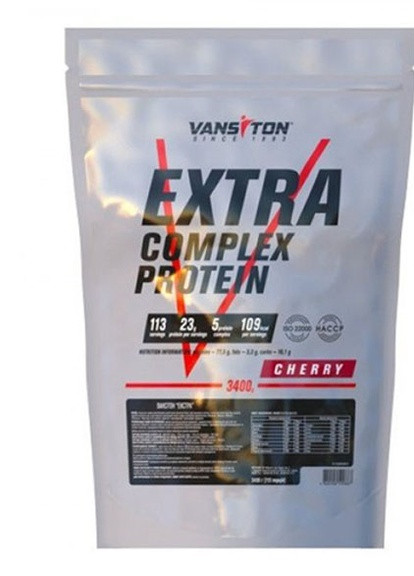Extra Complex Protein 3400 g /113 servings/ Cherry Vansiton (258499572)