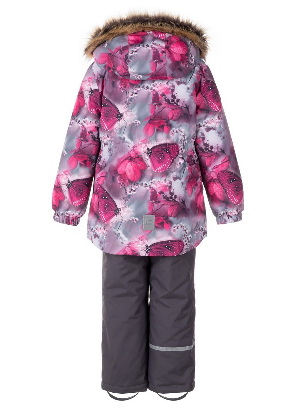 Фуксиновий (колору Фукія) зимній зимовий комплект (куртка + напівкомбінезон) для дівчинки 9188 134 см фуксія 68850 Lenne