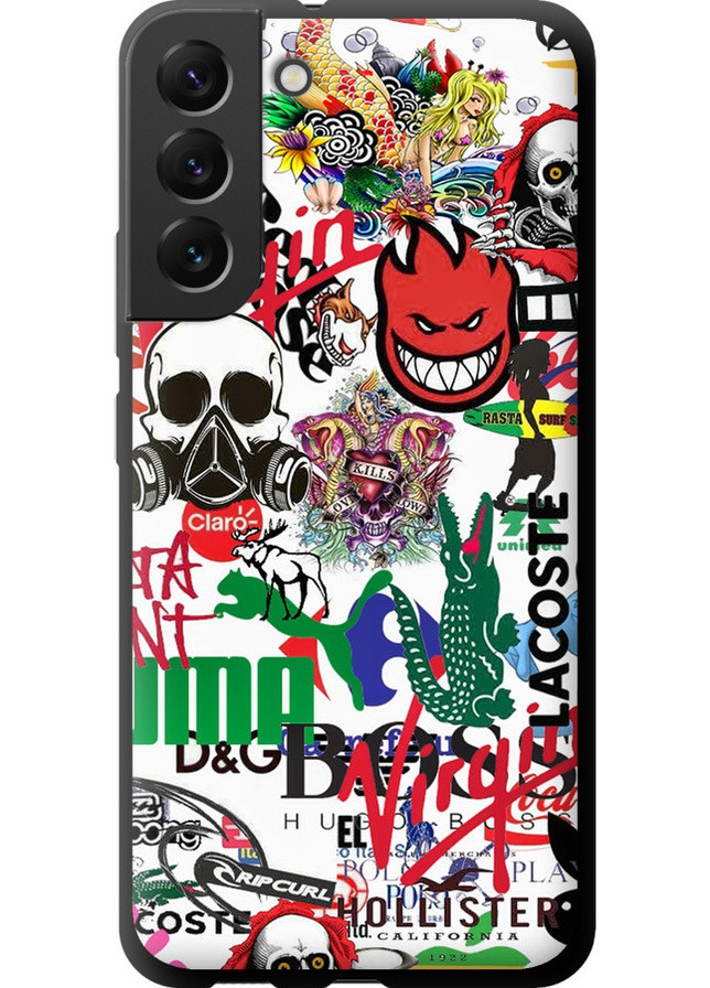 TPU чехол 'Many different logos' для Endorphone Samsung Galaxy S22 Plus (258566859)