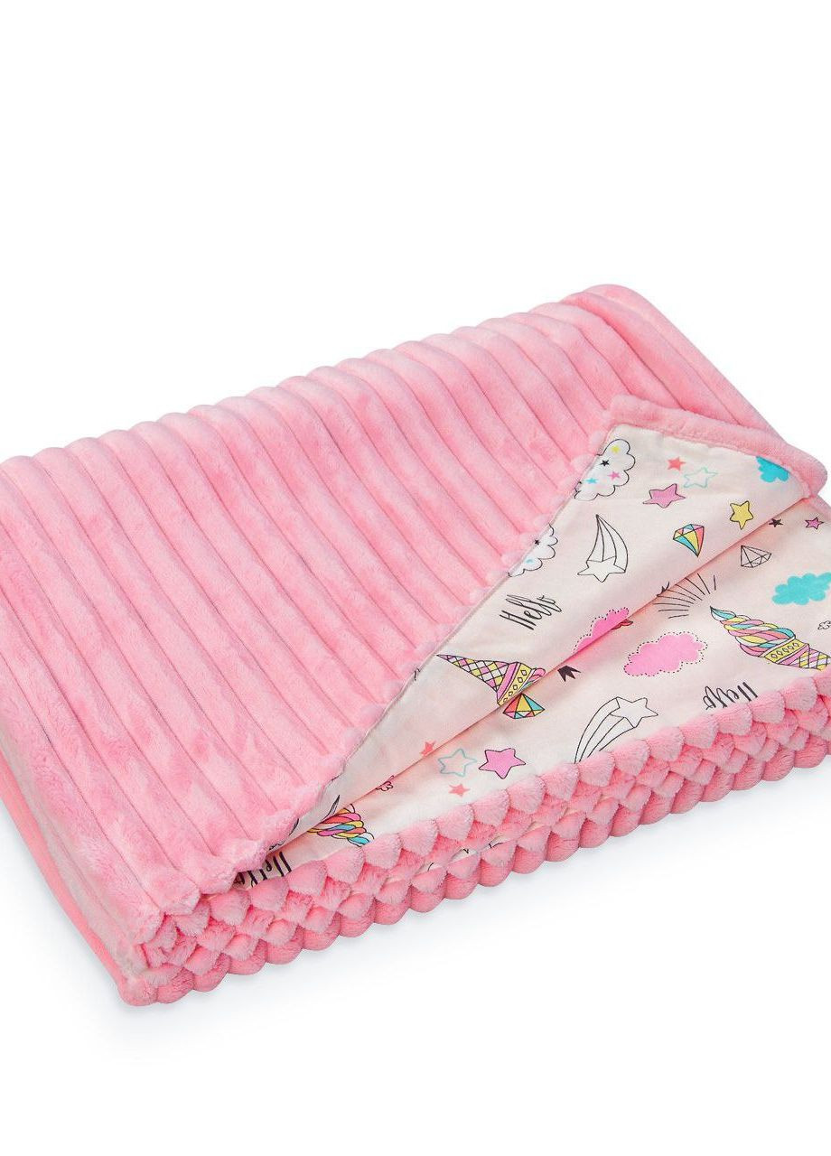 Детское постельное белье "Единороги и игрушки на розовом" Плюш - Сатин Royal Dream (270006876)