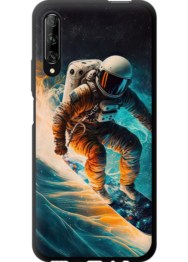 TPU чорний чохол 'Сноубордист' для Endorphone Huawei P Smart Pro (258090325)