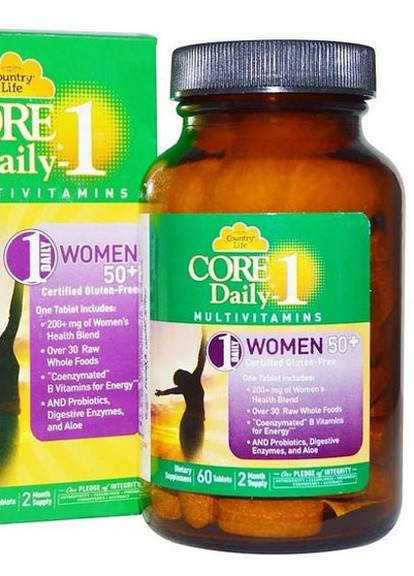 Core Daily-1 for Women 50+ 60 Tabs Country Life (256723887)
