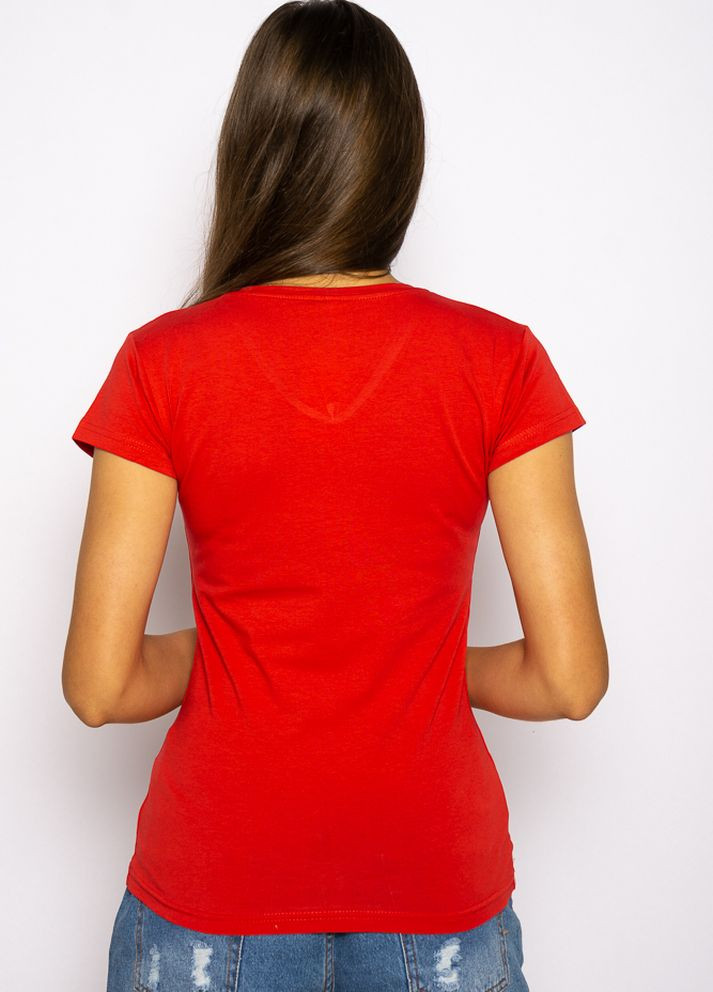 Футболка жіноча базова (Червоний) Time of Style - (261922288)
