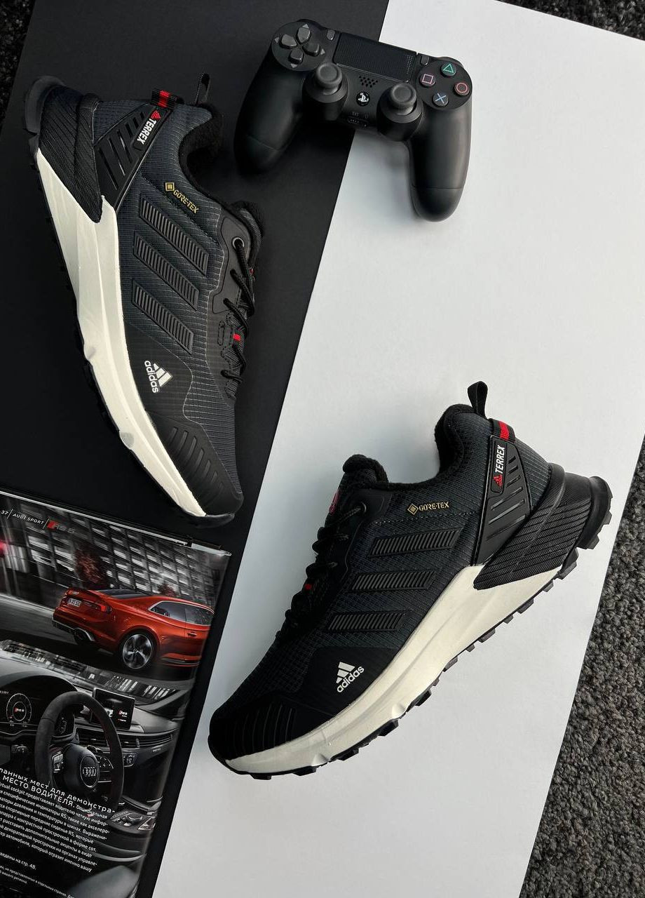 Сірі Осінні кросівки чоловічі, вьетнам adidas Equipment Terrex Fleece Dark Grey