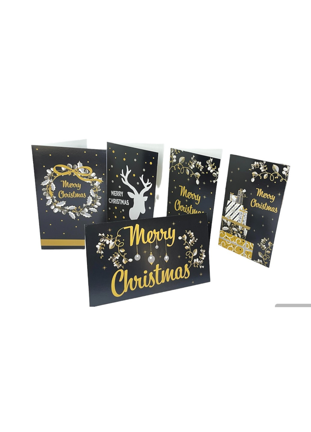 Набір подарункових новорічних листівок та конвертів 10 шт. Melinera (267501498)
