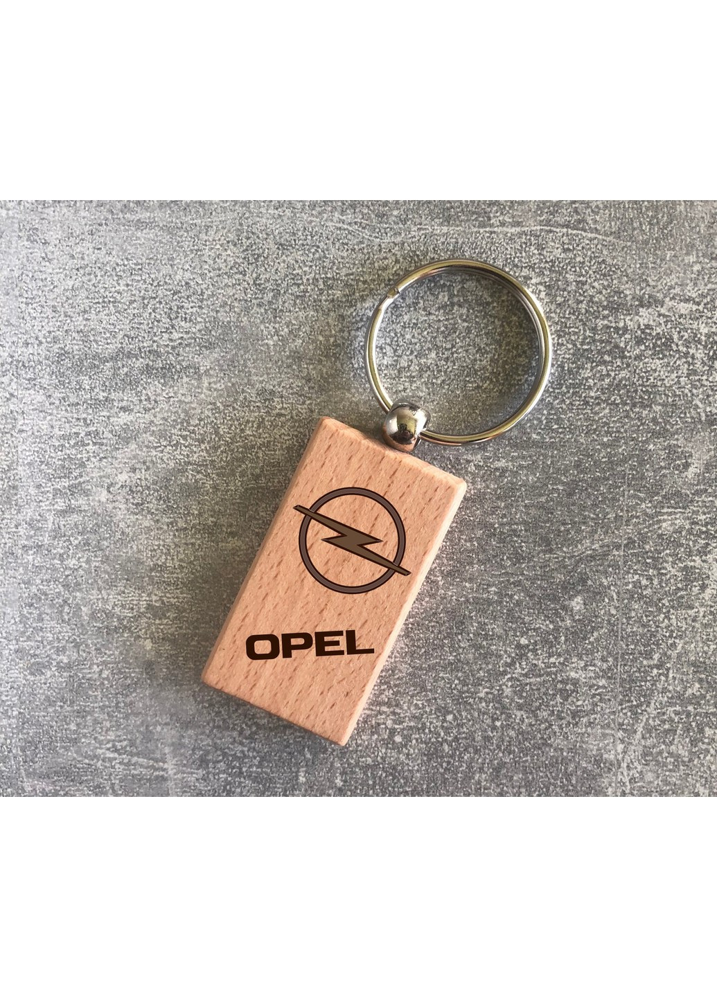 Дерев'яний брелок з логотипом Opel (15010102010) ЗаСвіт (261255822)