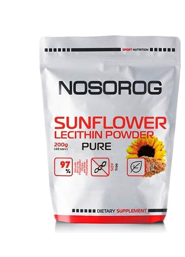 Sunflower Lecithin Powder 200 g /40 servings/ Pure Nosorog Nutrition (258499624)