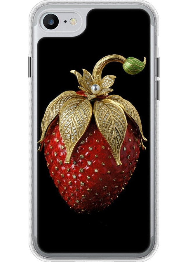 Чехол Bumper чехол 'Клубника v3' для Endorphone apple iphone se 2020 (259320018)