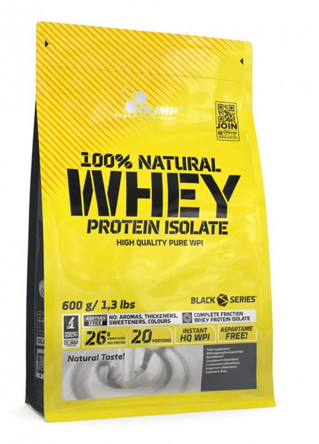 Olimp Nutrition Natural Whey Protein Isolate 600 g /20 servings/ Olimp Sport Nutrition (256725349)