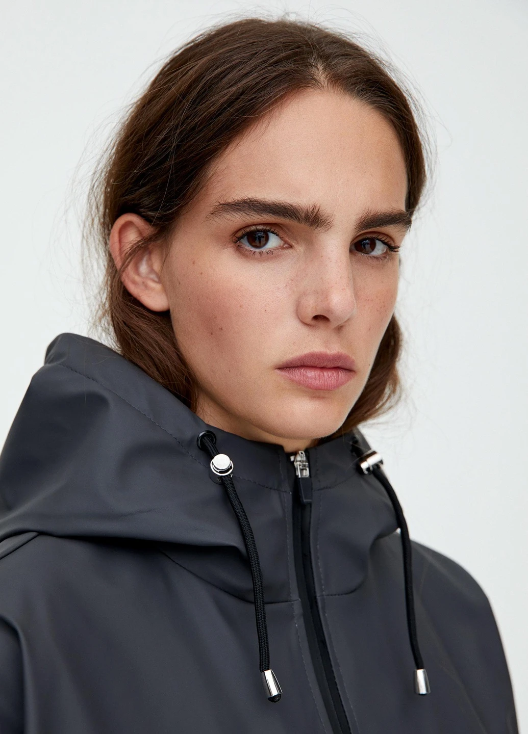Дощовик,чорний, Pull & Bear (257593451)