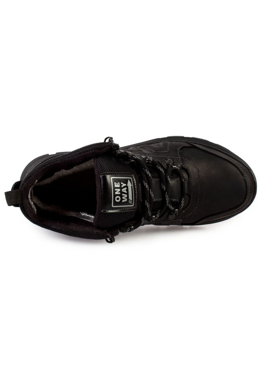 Черные зимние ботинки мужские бренда 9501010_(1) One Way