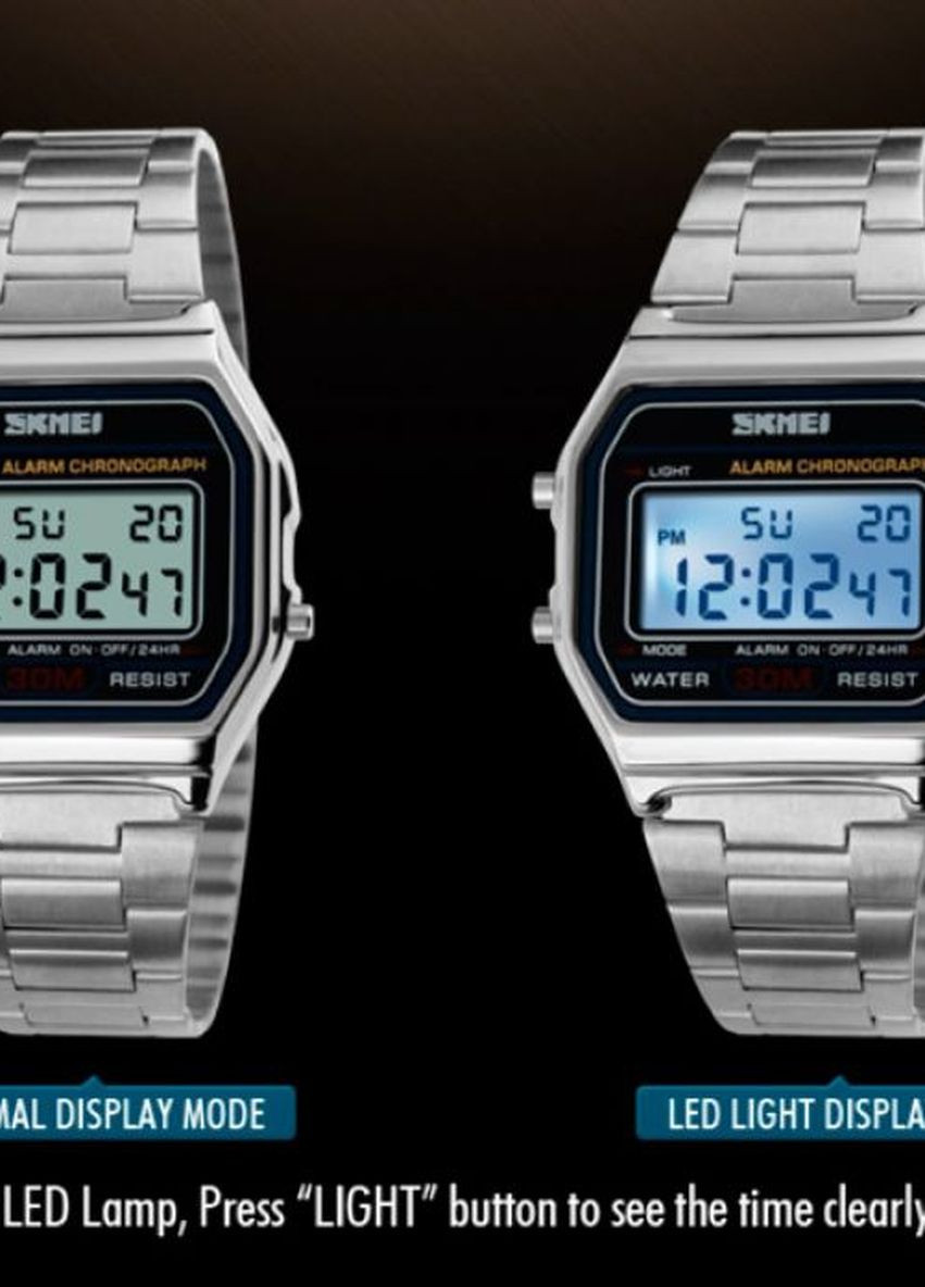 Popular Silver II 1123S quartz спортивный Skmei (265399786)