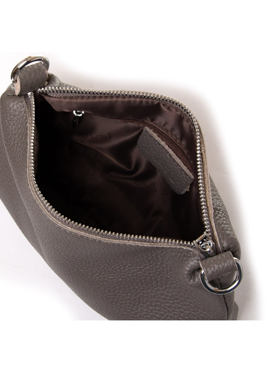 Женская кожаная сумка с косметичкой 1558 grey Alex Rai (264566154)