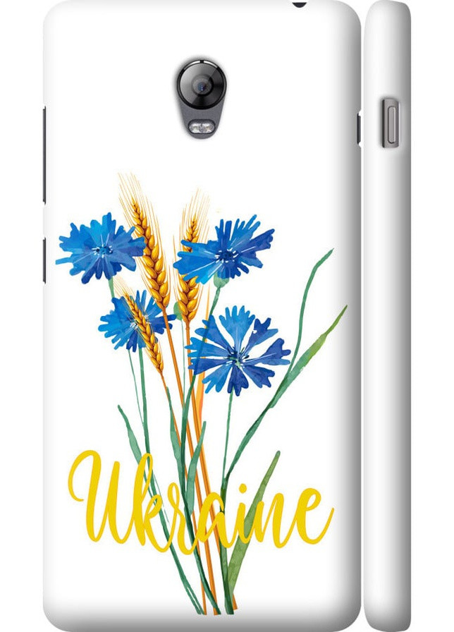 3D пластиковий матовий чохол 'Ukraine v2' для Endorphone Lenovo Vibe P1 (257904115)