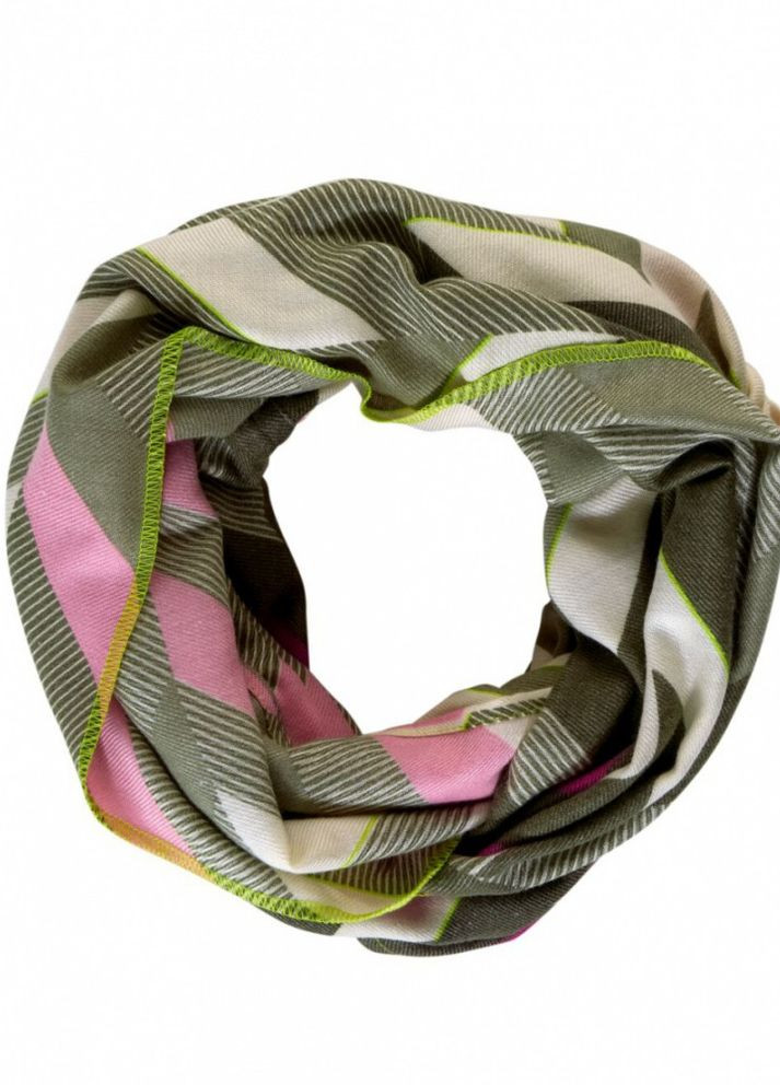 Жіночий шарф снуд з поліестера 60x164 см Різнокольоровий Cecil (266702593)