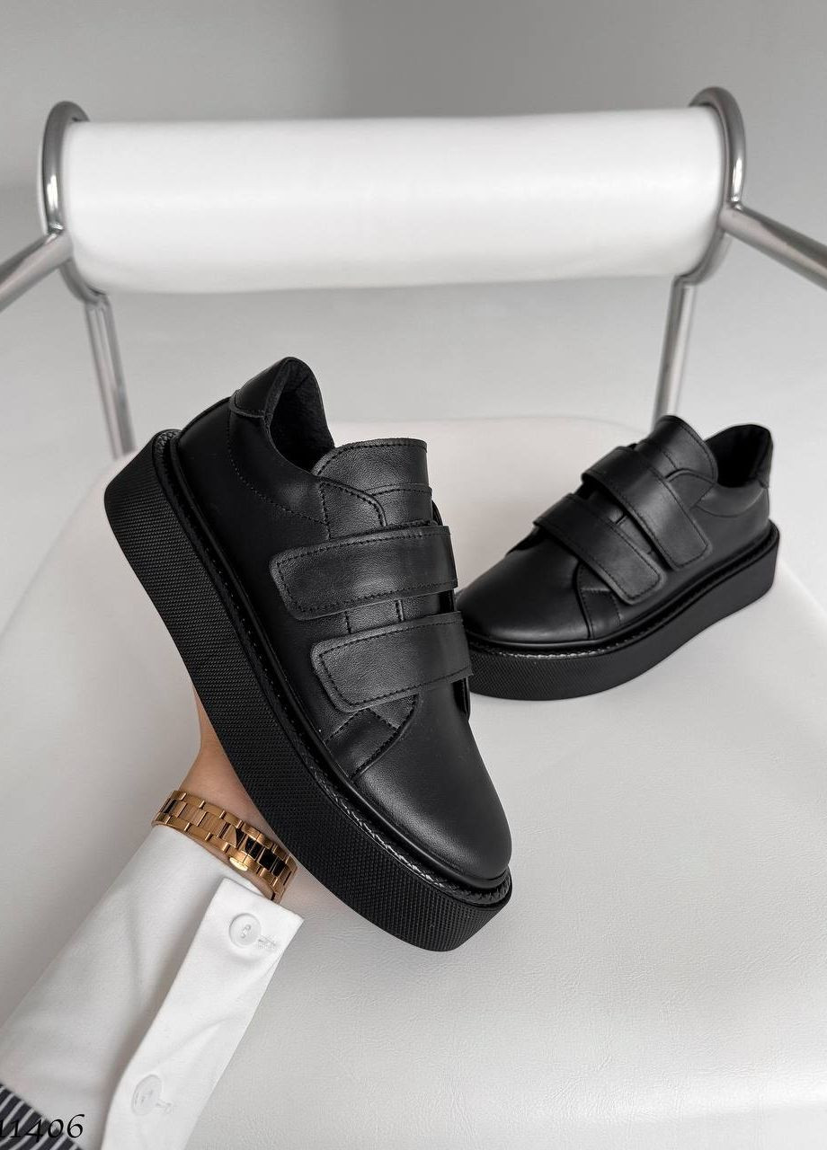 Чорні осінні модні кросівки No Brand