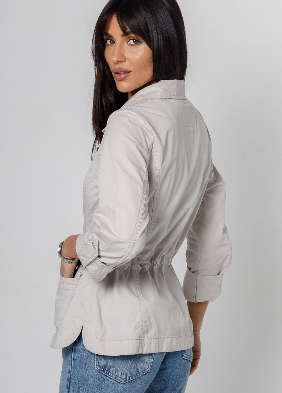 Айворі демісезонна жіноча вітровка femininity l айворі YLANNI