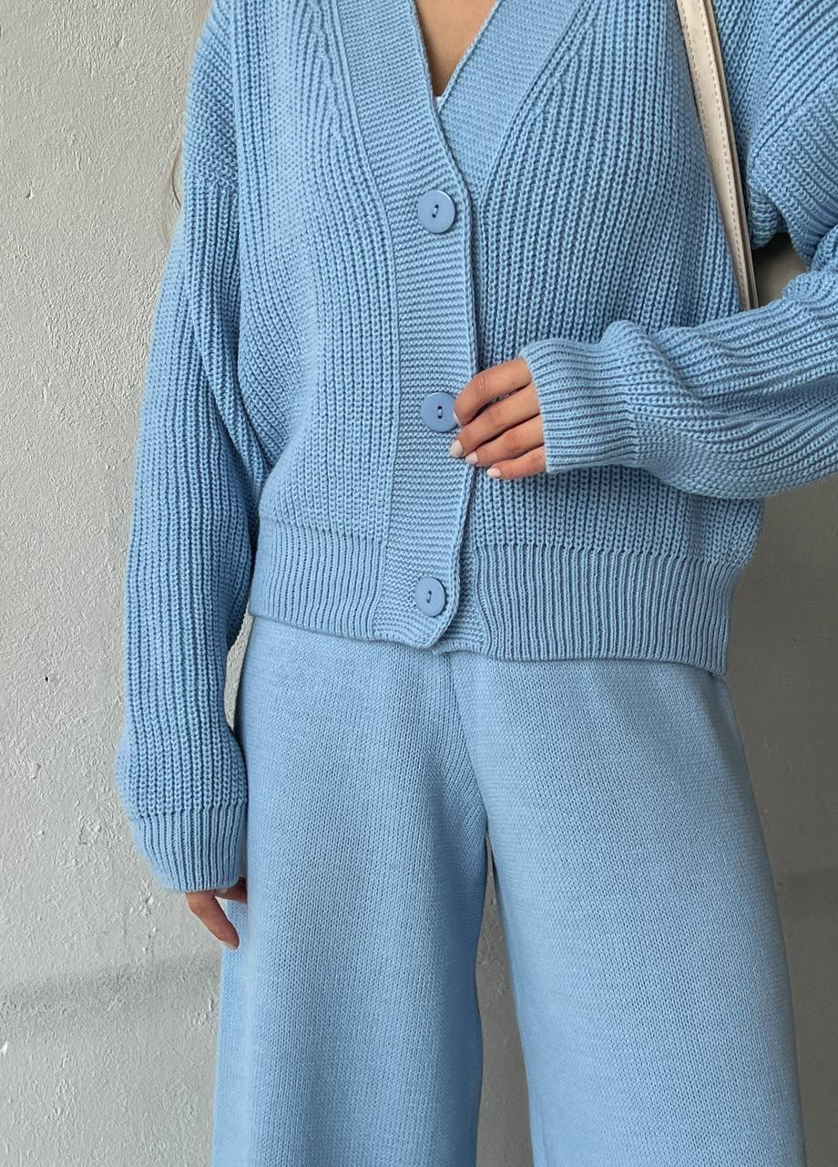 Жіночий прогулянковий костюм двійка колір блакитний 432606 New Trend (258646623)