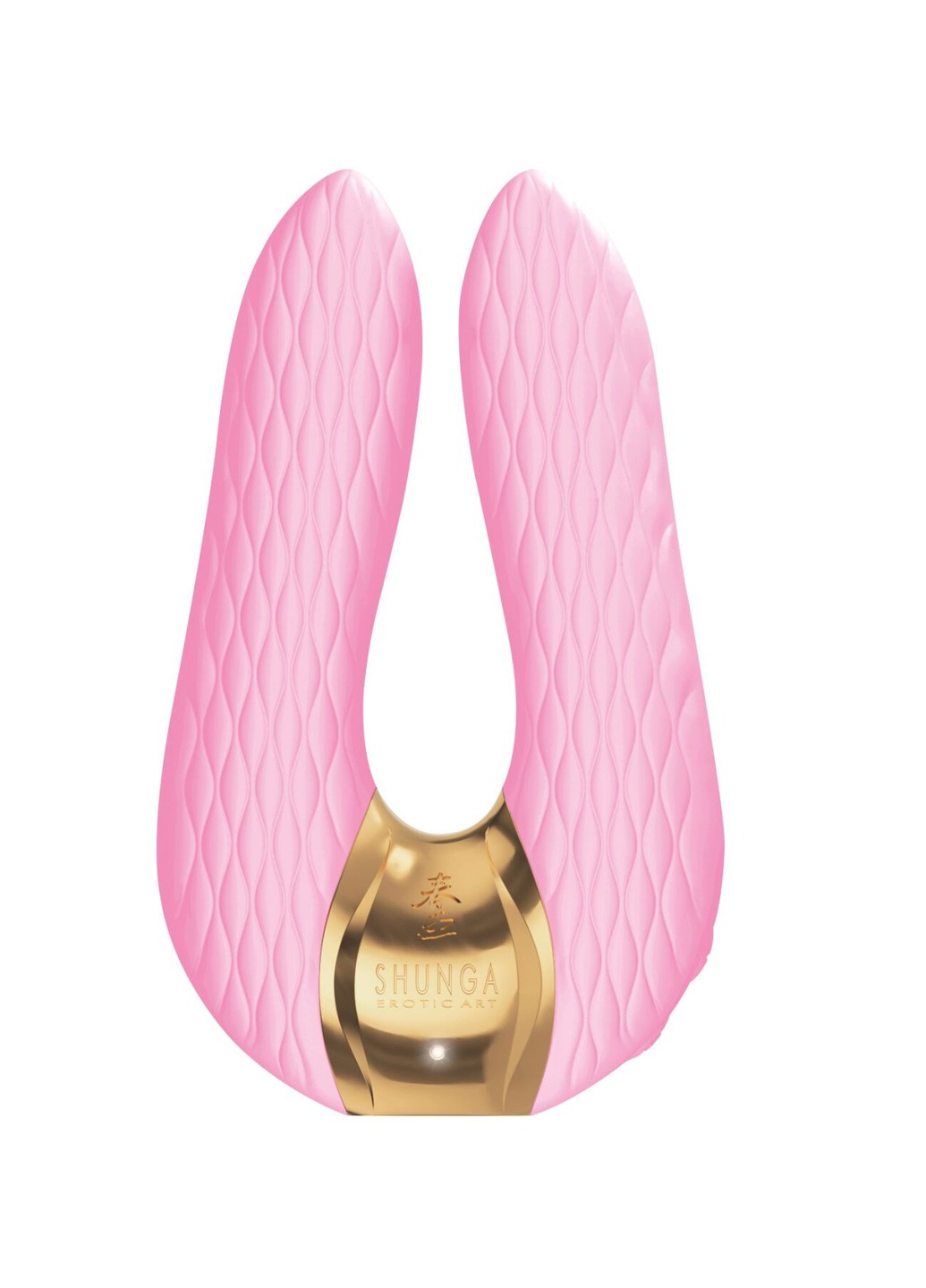 Вібратор для клітора Aiko Light Pink, гнучкі кінчики Shunga (259454340)