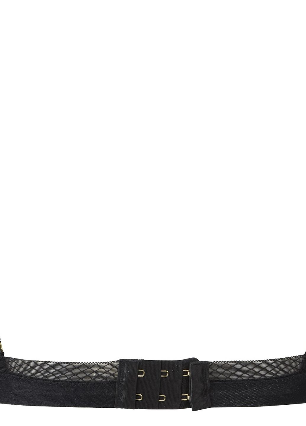 Чёрный планж бюстгальтер 6275 Gossard с косточками полиамид, полиэстер, эластан