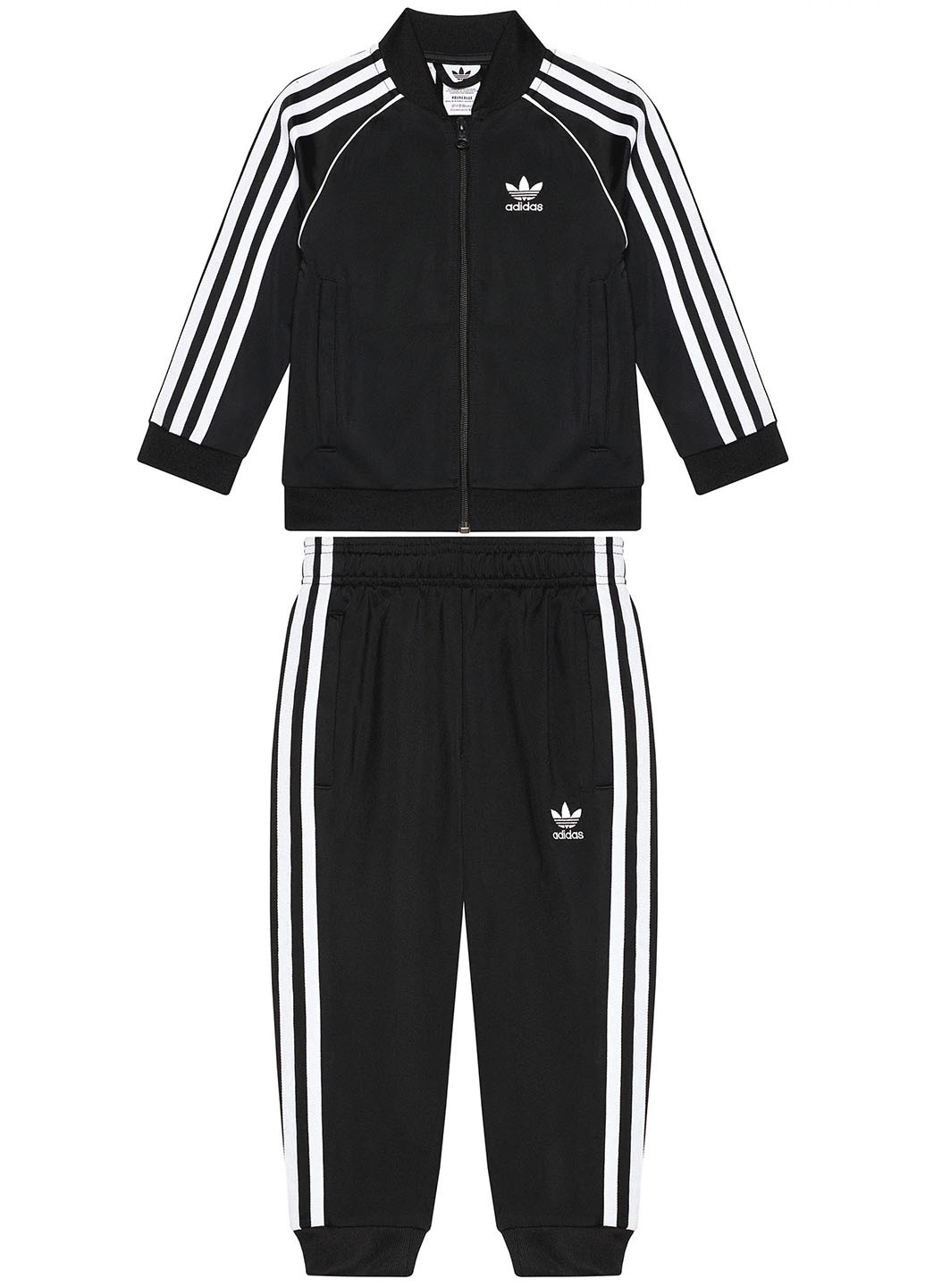 Черный демисезонный детский спортивный костюм gn4362 adidas