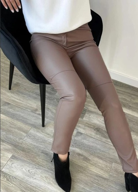 Женские кожаные брюки "Casual" Fashion Girl (257185353)