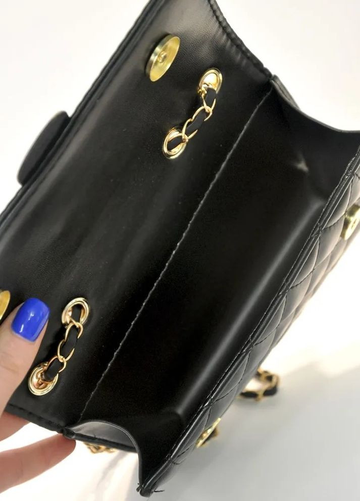 Женская классическая сумка кросс-боди черная No Brand (273030617)