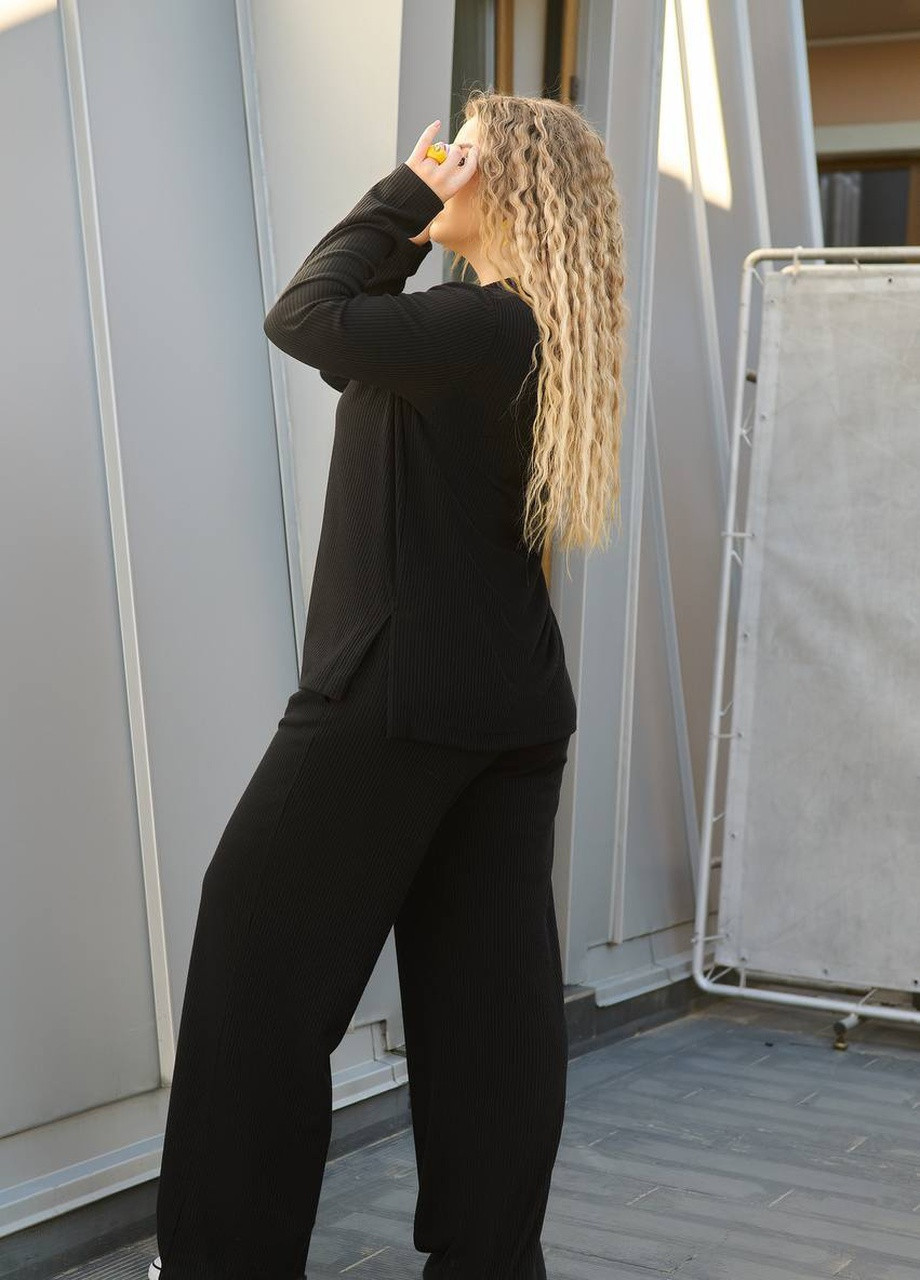 Женский костюм цвет черный р.48/50 408448 New Trend (258685694)