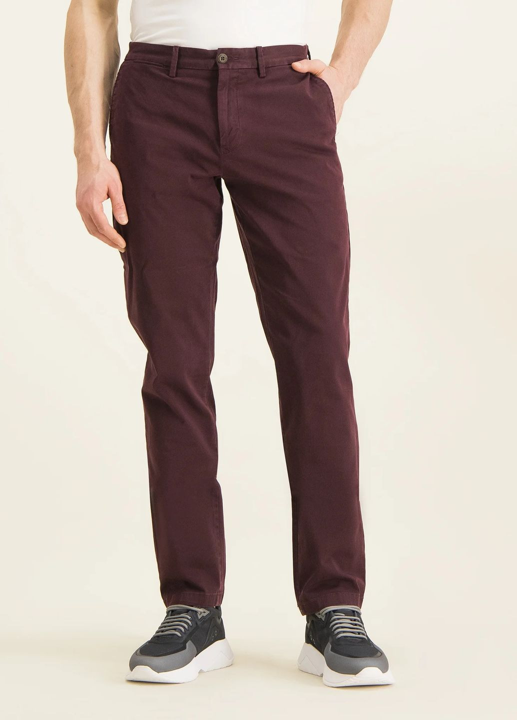 Бордовые брюки Tommy Hilfiger