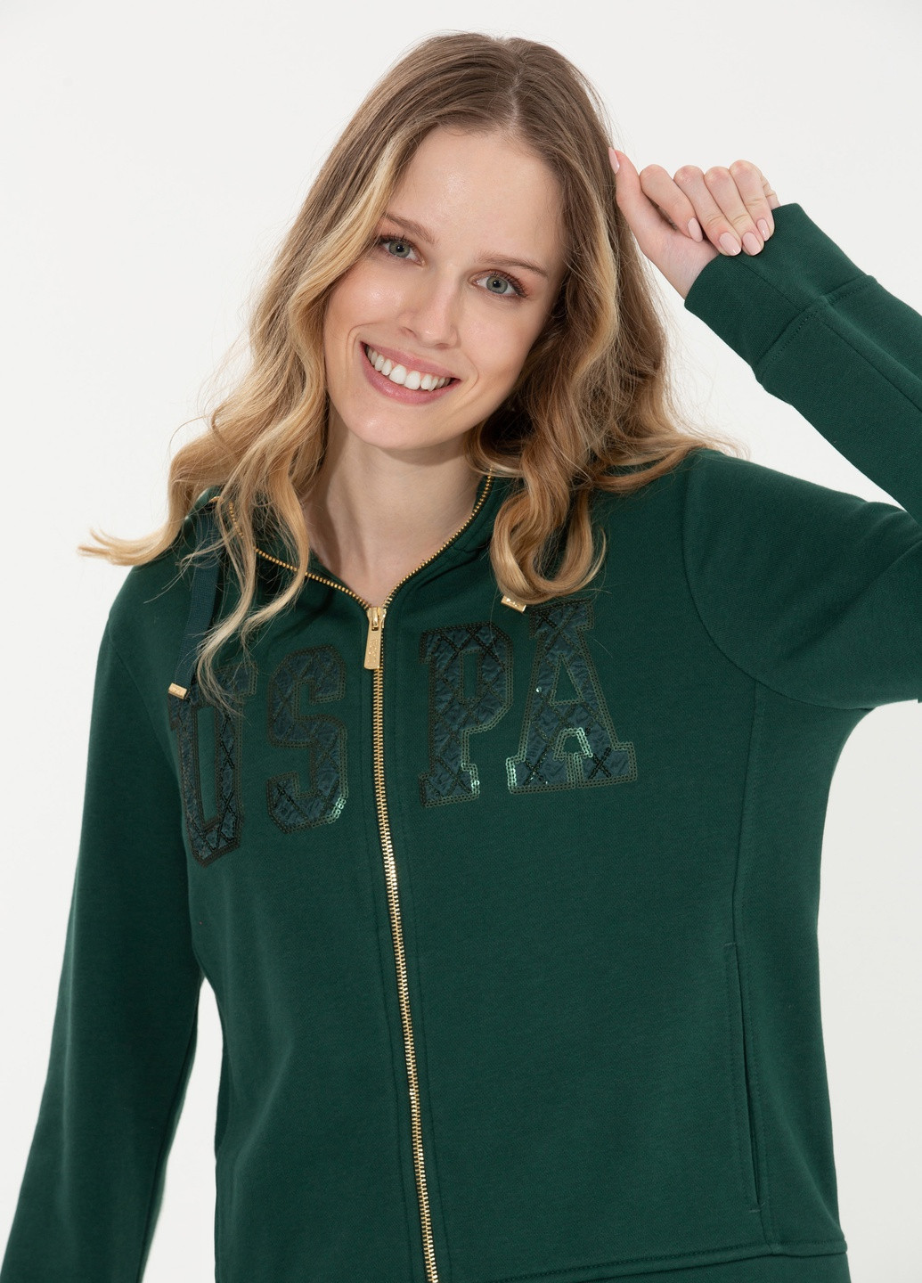 Черный свитшот U.S. Polo Assn. (256947382)