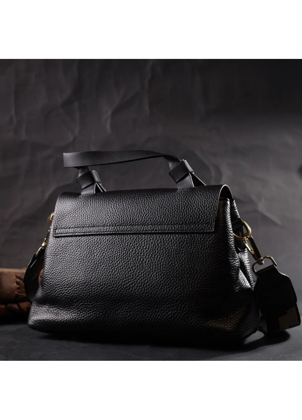 Молодіжна жіноча шкіряна сумка через плече 22336 Vintage (276705792)